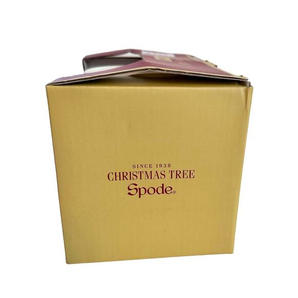 Spode Christmas Tree Mug and Puppy In Boot Ceramic Ornament Set In Box New - Picture 6 of 11